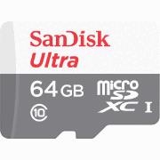 SanDisk mälukaart Ultra Lite microSDXC Ad. 64GB 100MB/s SDSQUNR-064G-GN3MA
