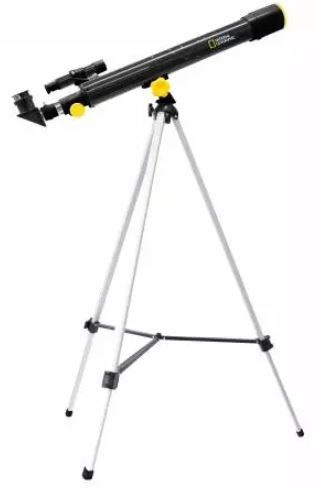 Bresser teleskoop National Geographic Junior 50/600AZ, must/kollane