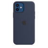 Apple kaitsekest iPhone 12 | 12 Pro Silicone Case with MagSafe - Deep Navy, tumesinine