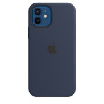 Apple kaitsekest iPhone 12 | 12 Pro Silicone Case with MagSafe - Deep Navy, tumesinine