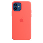Apple kaitsekest iPhone 12 | 12 Pro Silicone Case with MagSafe - Pink Citrus, roosa