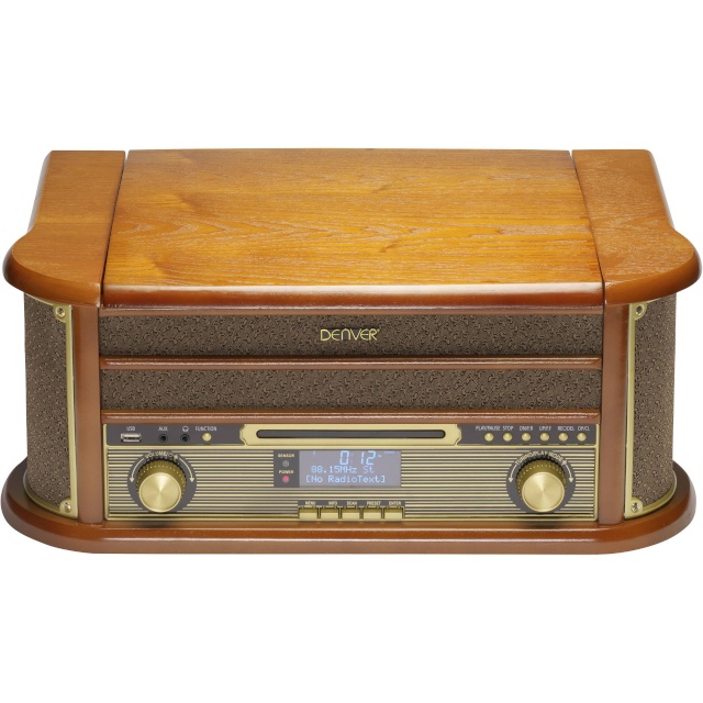 Denver plaadimängija MRD-51 pruun