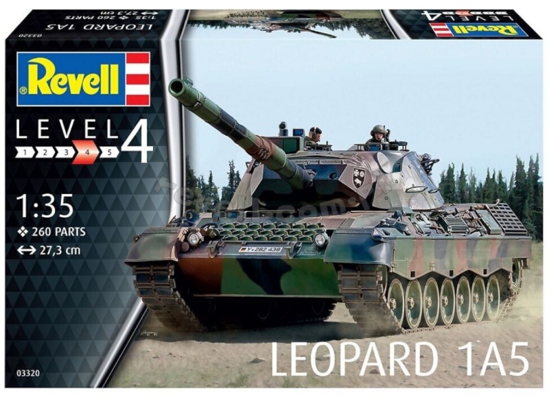 Revell liimitav mudel Plastic Model Leopard 1A5