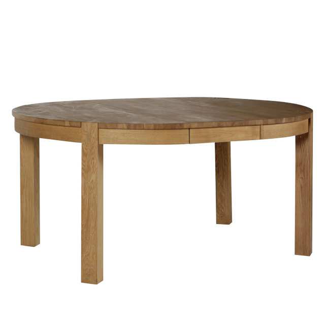 H4Y söögilaud CHICAGO NEW, D120/160x120xH75cm, tammespooniga MDF, puit