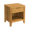 H4Y öökapp/laud CHAMBA, 40x50xH55cm, 1 sahtli ja 1 riiuliga, tamm