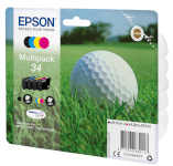 Epson Multipack Epson WorkForce Pro WF-37 4-Pack must + värviline
