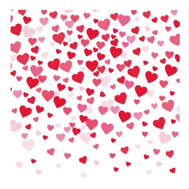 Herlitz salvrätik 33x33/20, Südamed