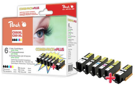 Peach tindikassett Canon PGI-550XL MultiPackPlus Retail
