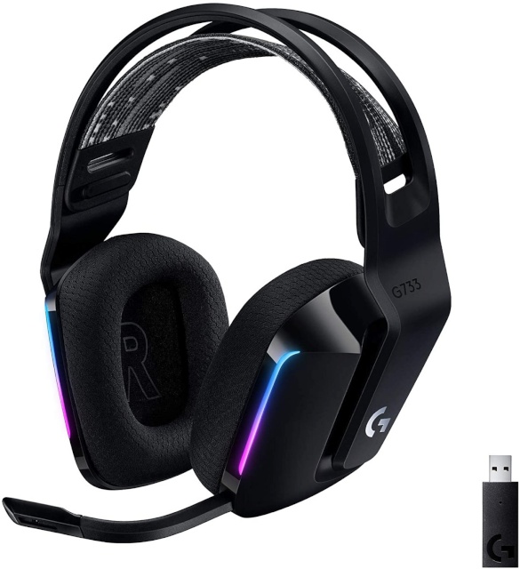 Logitech juhtmevabad kõrvaklapid G733 Lightspeed Wireless RGB Gaming Headset, must