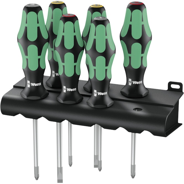 WERA kruvikeerajate kmpl 335/350/355/6 Kraftform Plus screwdriver set