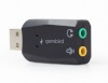 Gembird helikaart/adapter Premium USB Sound Card Virtus Plus 2.0 (USB -> 3.5mm/Mic)