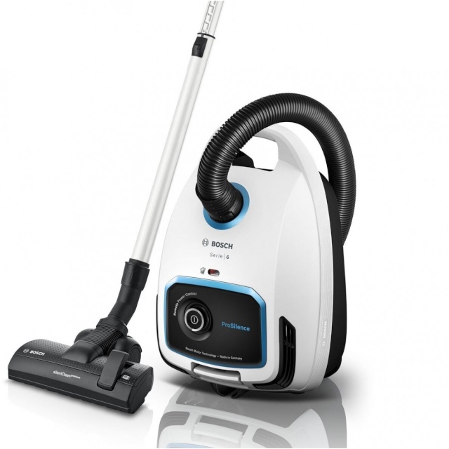 Bosch tolmuimeja BGB6SIL1 Serie 6 ProSilence Vacuum Cleaner, 700 W, valge