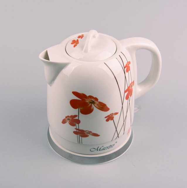 Maestro veekeetja Feel-Maestro MR066 electric kettle, 1.5L, 1200W, punane/valge