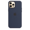Apple kaitsekest iPhone 12 Pro Max Silicone Case with MagSafe - Deep Navy, tumesinine