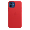 Apple kaitsekest iPhone 12 | 12 Pro Leather Case with MagSafe - (PRODUCT) RED, punane