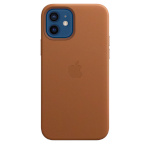 Apple kaitsekest iPhone 12 | 12 Pro Leather Case with MagSafe - Saddle Brown