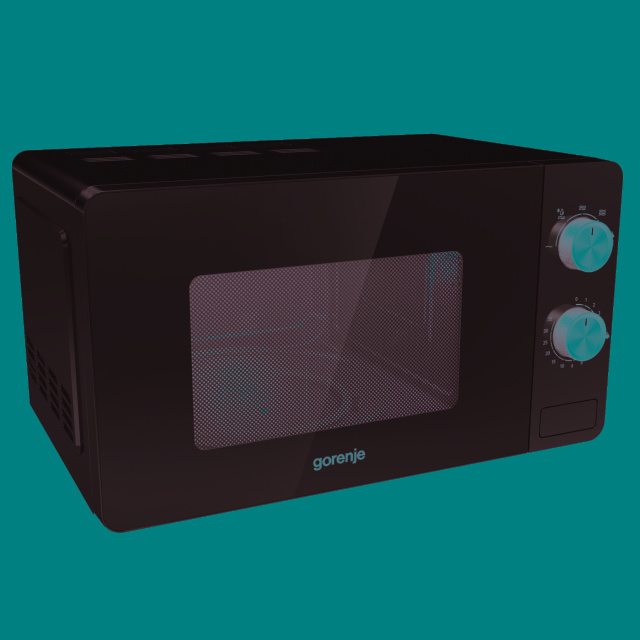 Gorenje mikrolaineahi MO20E1B Free standing, 20 L, 800 W, must