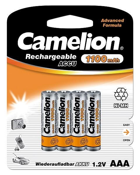 Camelion patareid AAA/HR03, 1100 mAh, Rechargeable Batteries Ni-MH, 4 pc(s)