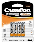 Camelion patareid AAA/HR03, 1100 mAh, Rechargeable Batteries Ni-MH, 4 pc(s)
