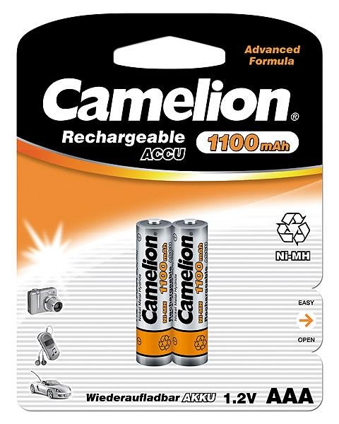 Camelion patareid AAA/HR03, 1100 mAh, Rechargeable Batteries Ni-MH, 2 pc(s)