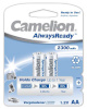 Camelion patareid AA/HR6, 2300 mAh, AlwaysReady Rechargeable Batteries Ni-MH, 2 pc(s)