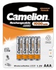 Camelion patareid AAA/HR03, 1000 mAh, Rechargeable Batteries Ni-MH, 4 pc(s)