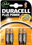 Duracell patareid AAA/LR03, Alkaline Plus Power MN2400, 4 pc(s)