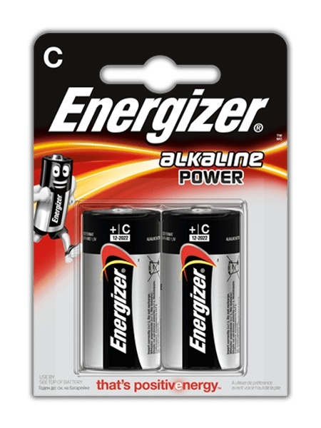 Energizer patarei BATTERY ALKALINE POWER C LR14 1.5V BATTERY 2tk