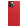 Apple kaitsekest iPhone 12 Pro Max Leather Case MagSafe - (PRODUCT) RED, punane