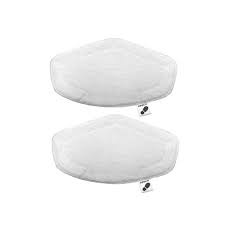 Polti puhastuslapid PAEU0332 for Vaporforce brush, 2tk, valge