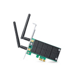 TP-LINK Archer T6E, Dual Band PCI Express Adapter 2.4GHz/5GHz, 802.11ac, 400+867 Mbps, 2xDetachable antennid