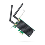 TP-LINK Archer T4E, Dual Band PCI Express Adapter 2.4GHz/5GHz, 802.11ac, 300+867 Mbps, 2xDetachable antennid