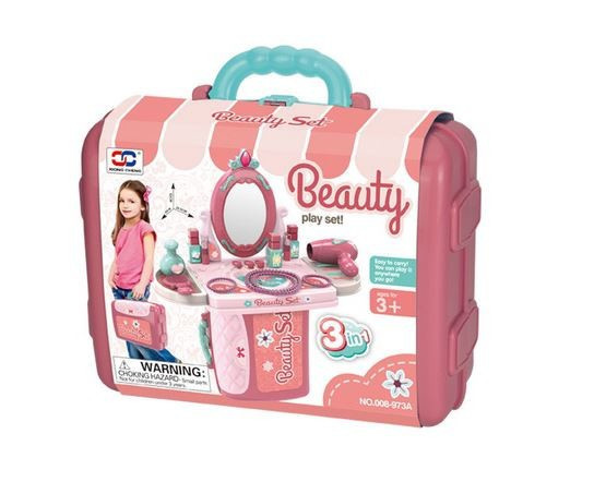 Madej ilulaud kohvris Dressing Table in Suitcase (003259)