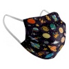BGB Wellness hügieeniline taaskasutatav kangasmask/riidemask Space Laste 10-12 aastat