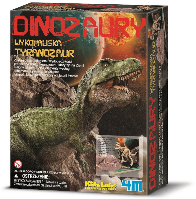 4M arendav mängukomplekt Set Scientific Excavations - Velociraptor