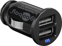 Goobay laadimisadapter Twin USB Car Charger (2x USB) OEM Goodbay Dual USB car charger 2,1A 5 V