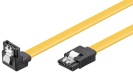 Goobay SATA cable PC data cable; 6 Gbps; 90° clip 95020