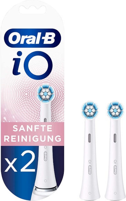 Braun lisaharjad Oral-B iO Brush Heads, Gentle Cleaning, 2tk, valge
