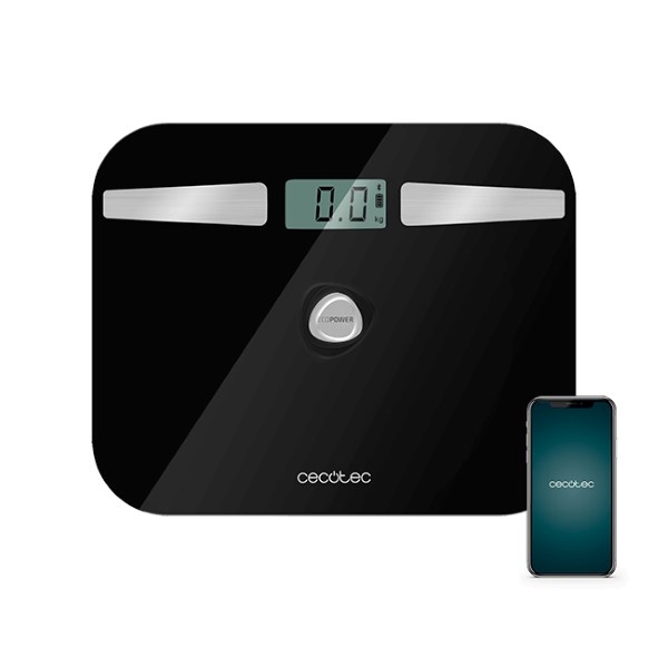 Cecotec digitaalne vannitoakaal EcoPower 10200 Smart Healthy LCD Bluetooth 180kg must