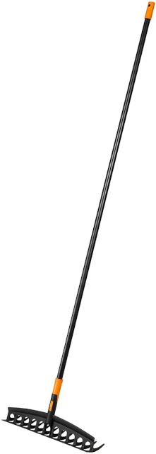Fiskars reha Solid Universal Rake, must/oranž