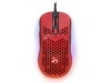 Arozzi Favo Ultra Light Gaming Mouse, RGB LED light, punane/must, Gaming Mouse
