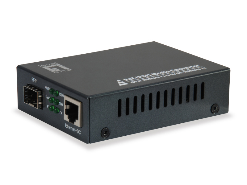 LevelOne Media adapter GVT-2012 RJ45>SFP PoE