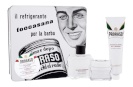 Proraso komplekt White Aftershave Balm White 100ml + Pre-Shave Cream White 100ml + Shaving Cream White 150ml + Tin Can, meestele