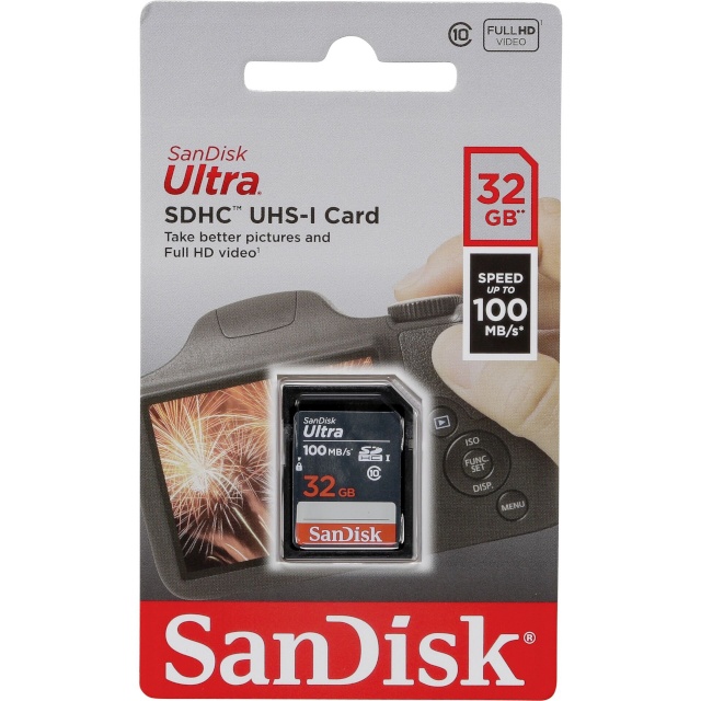 SanDisk mälukaart Ultra Lite SDHC 32GB 100MB/s SDSDUNR-032G-GN3IN