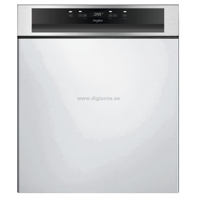 Whirlpool integreeritav nõudepesumasin WBC3C34PFX roostevaba paneel