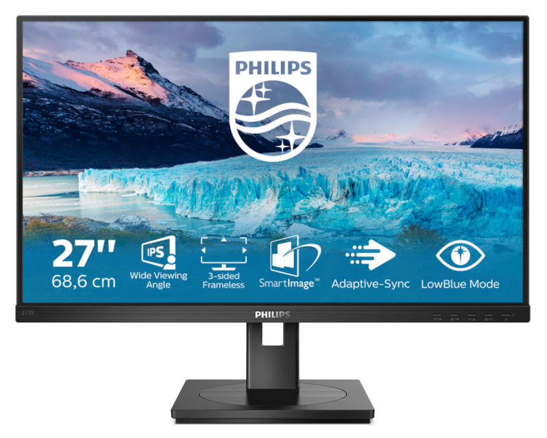 Philips monitor 272S1AE 27 inch IPS DVI HDMI DP Pivot