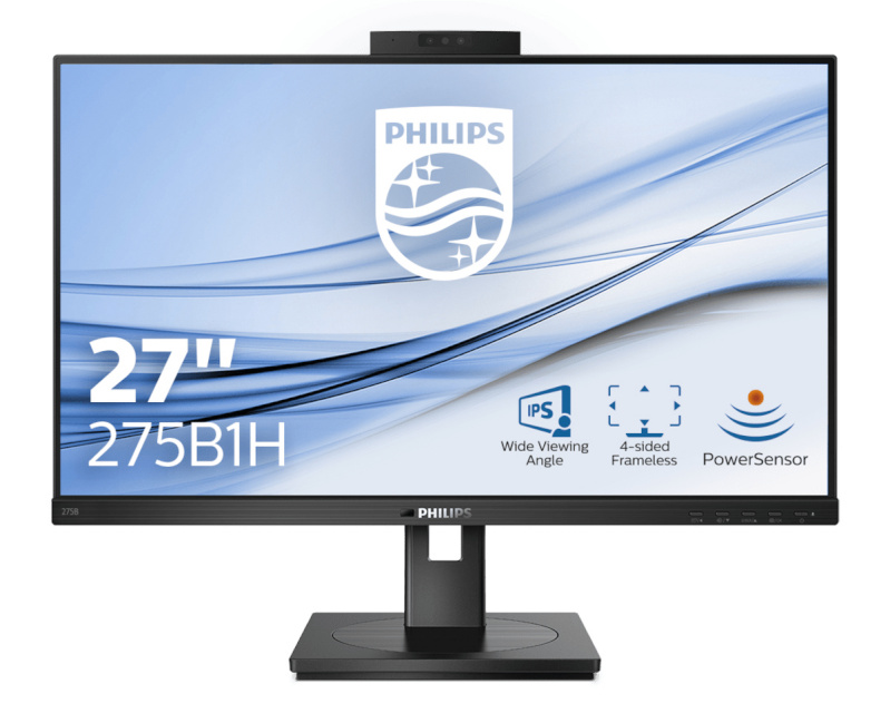 Philips monitor 275B1H 27 inch IPS DVI HDMI DP Pivot Webcam