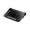 Cooler Master NotePal U3 Plus Notebook cooler up to 19" 1.1 kg, Black, 435 x 333 x 76 mm