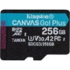 Kingston mälukaart SDXC 256GB Canvas Go! Plus CL10 UHS-I U3
