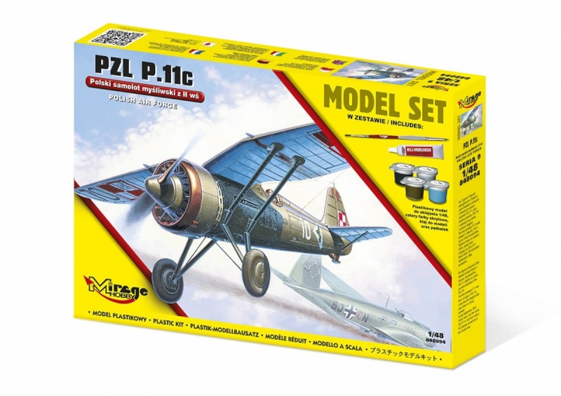 Mirage liimitav mudel Plastic Model Set Plane P.11C